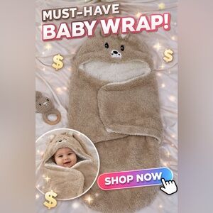 Adorable Bear Baby Blanket